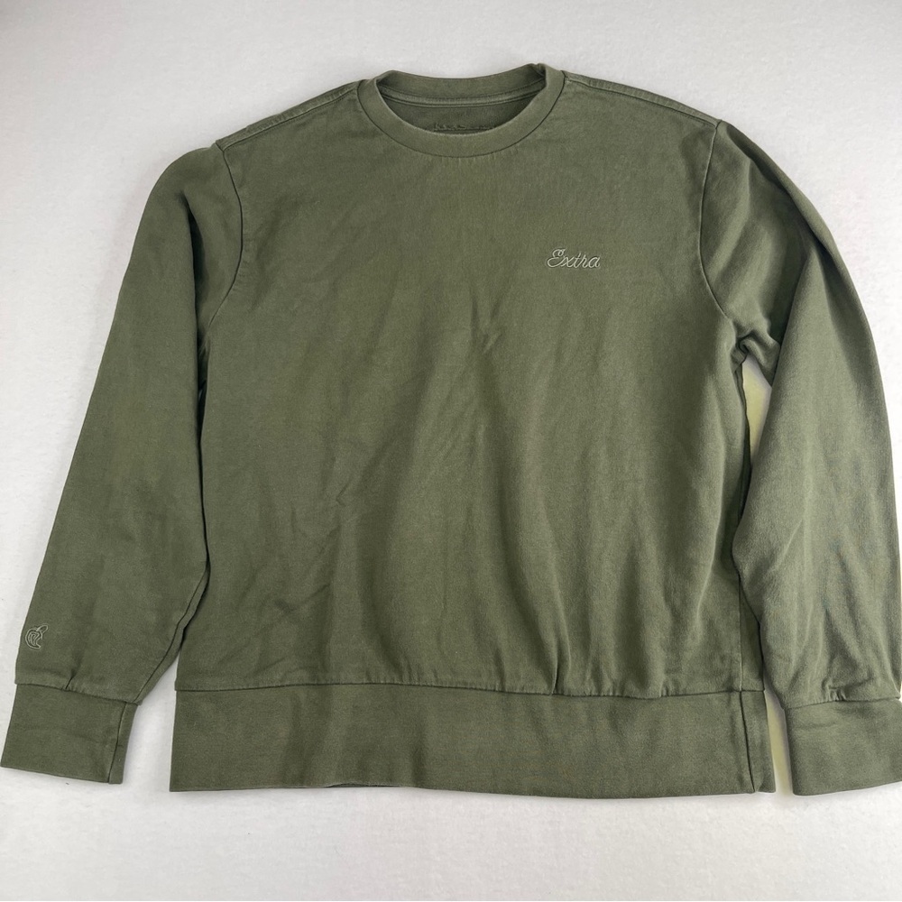 Chipotle Sweatshirt Green Crewneck Unisex Medium